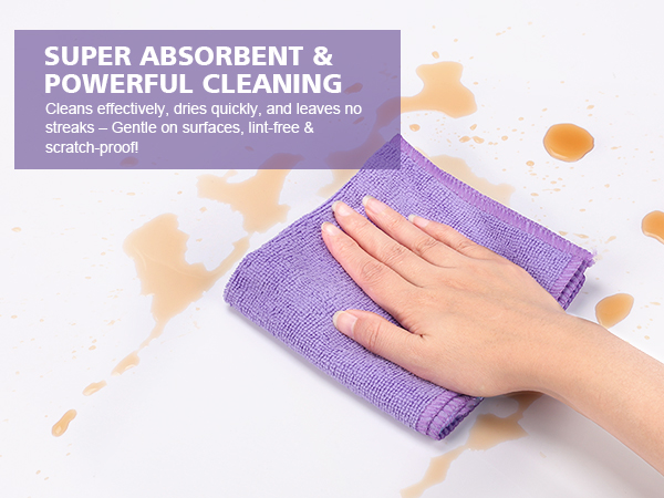 SUPER ABSORBENT &amp; POWERFUL CLEANING