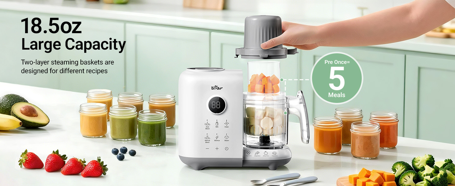 baby food maker steamer and blender