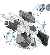 EagleGrove Electric Water Gun Automatic with 1350CC Large Capacity, 32FT Long Range Auto Suction ...