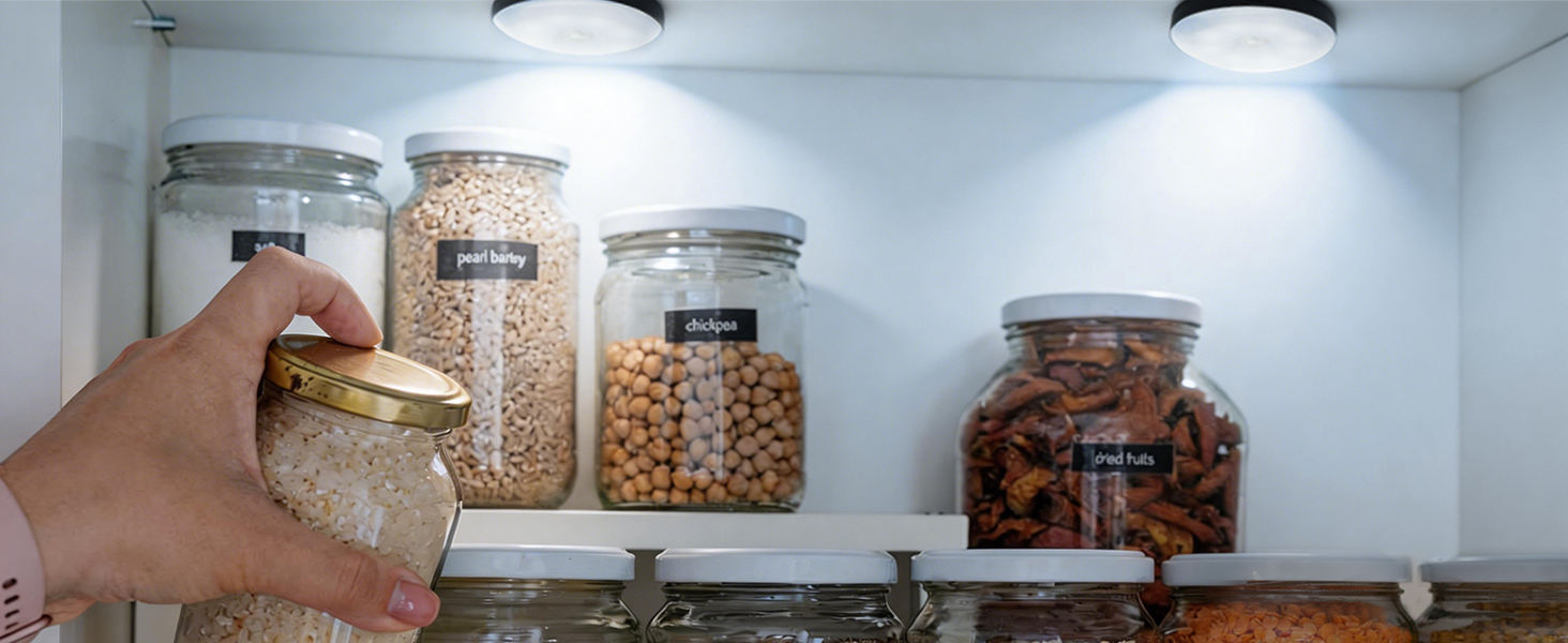 pantry lights motion sensored