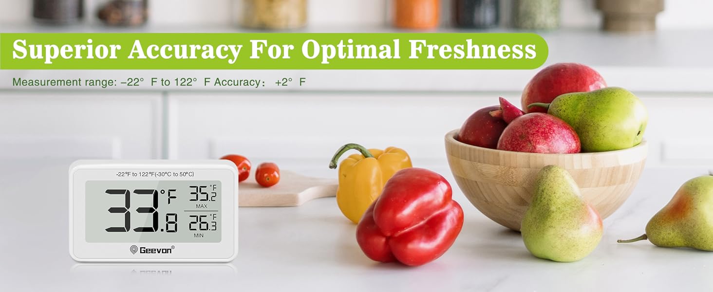 digital refrigerator thermometer