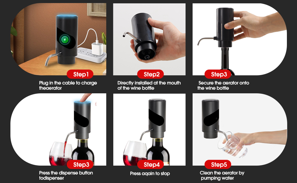 wine dispenser wine aerator wine decanter with aerator