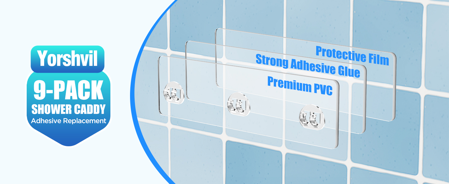 shower caddy adhesive