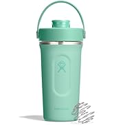 HYDRO FLASK Shaker Bottle – Insulated Stainless Steel Gym Bottle for Pre Workout &amp; Protein 24 Oz ...