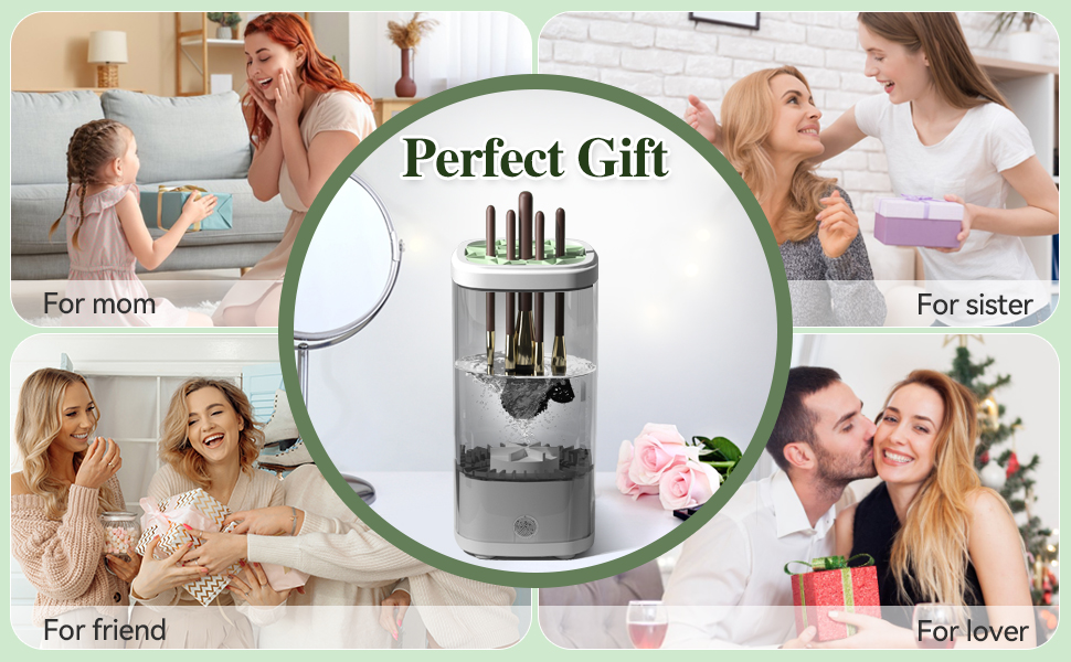 Electric makeup brush cleaners