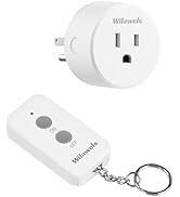 Remote Control Outlet Plug, WILAWELS Wireless Remote On Off Switch for Outlet, Remote Light Switc...