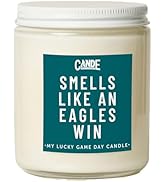 Smells Like an Eagles Win Candle – Philly Football Inspired Scented Candle – Bourbon Vanilla Frag...