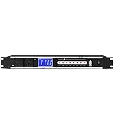 Depusheng 10 Outlet Power Conditioner 10 Amp 2000w Audio Digital Power Sequencer Rack Mount With ...