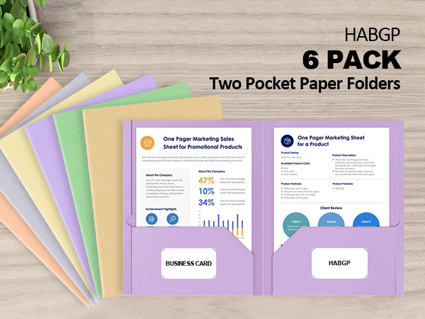 Two Pocket Folders