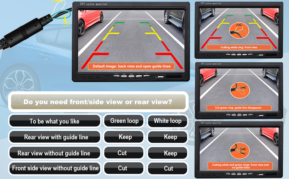 IR LED License Plate Backup Camera
