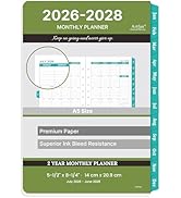 2026-2028 Monthly Planner Refill - Planner Inserts with 7-Hole Punched, 5-1/2" x 8-1/2", July 202...
