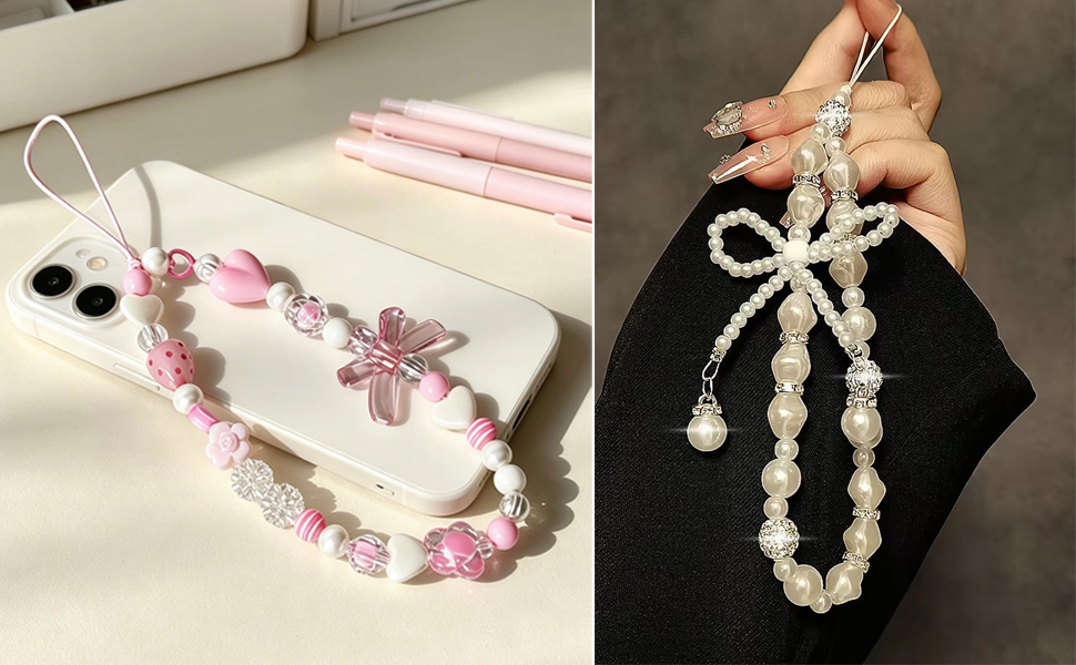 phone charm wrist strap