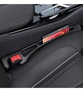 FOLUMAD 2 Pack Car Seat Gap Filler,No-Drop Seat Side Gap Seam Filler Organizer with Phone Holder,...