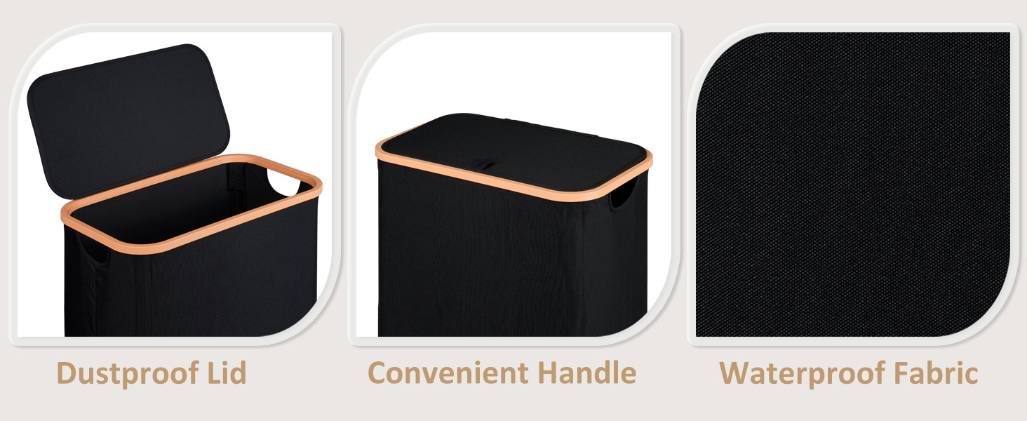 laundry basket with lid