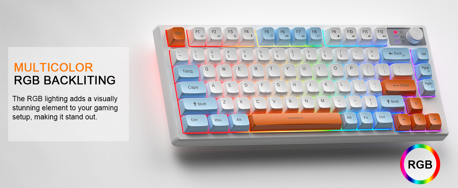 RAINBOW BACKLIT KEYBOARD