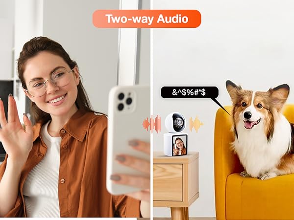 2 way pet camera with audio video dog video camera with phone app
