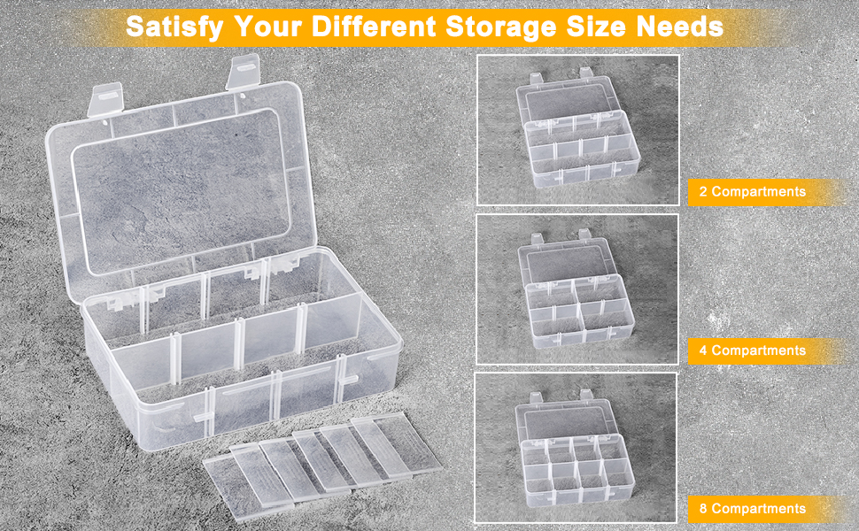 Small Clear Organizer Box