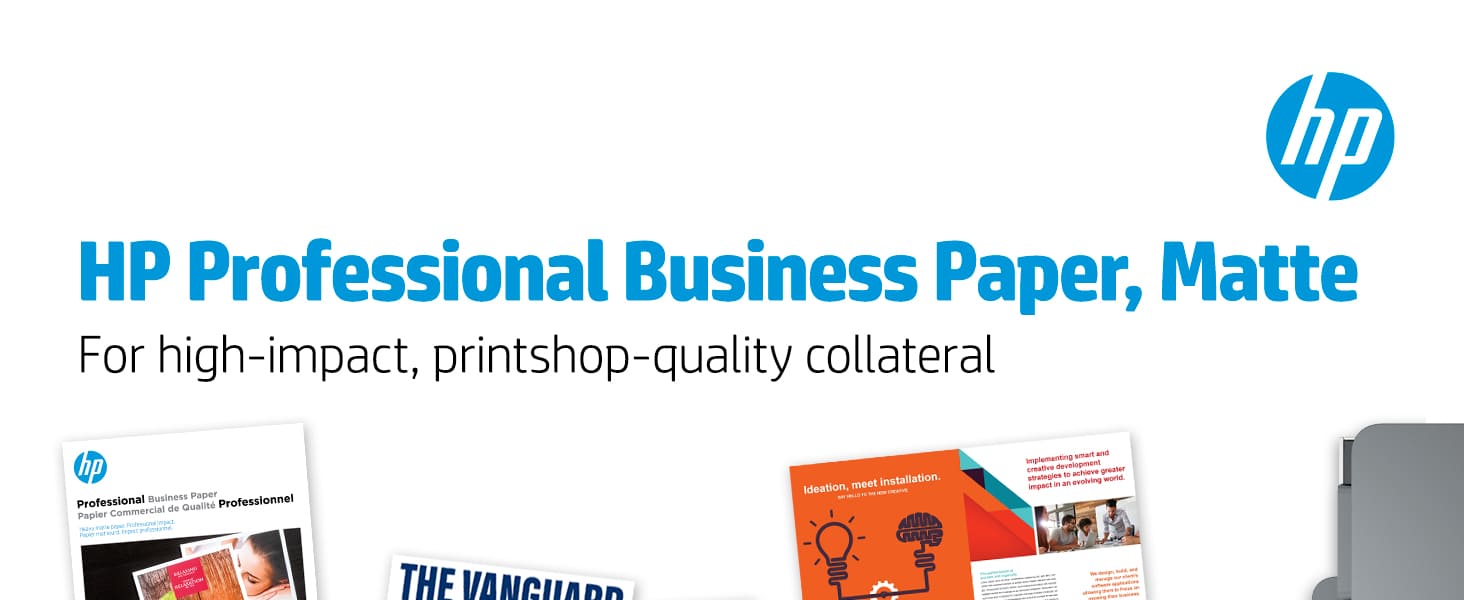 hp professional business paper matte print-shop quality