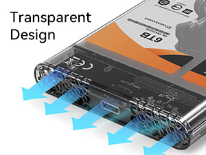 2.5" inch SATA Hard Drive Enclosure adapter storage case