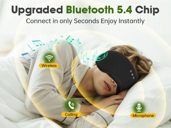 sleeping mask sleep mask with bluetooth headphones sleep mask for men bluetooth sleep mask