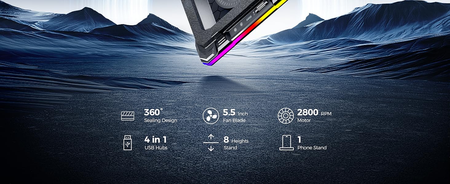 laptop fan cooling pad