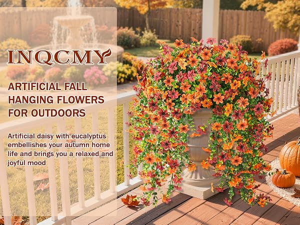 fall flowers artificial for decoration