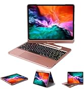 LENRICH Keyboard Case for iPad Pro 12.9 inch 6th Generation 2022 5th 2021/4th 2020/3rd 2018 Gen,3...