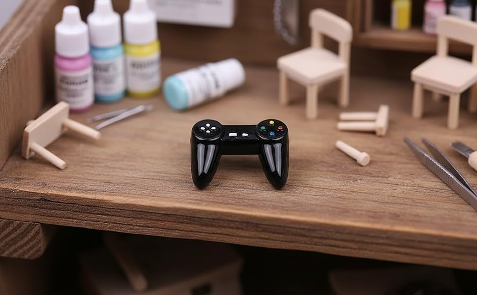 Black Dollhouse Model
