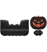 Keyboard Stand with Wrist Rest, Pumpkin Mouse Pad and Bat Wrist Rest, Ergonomic Keyboard Riser Ho...