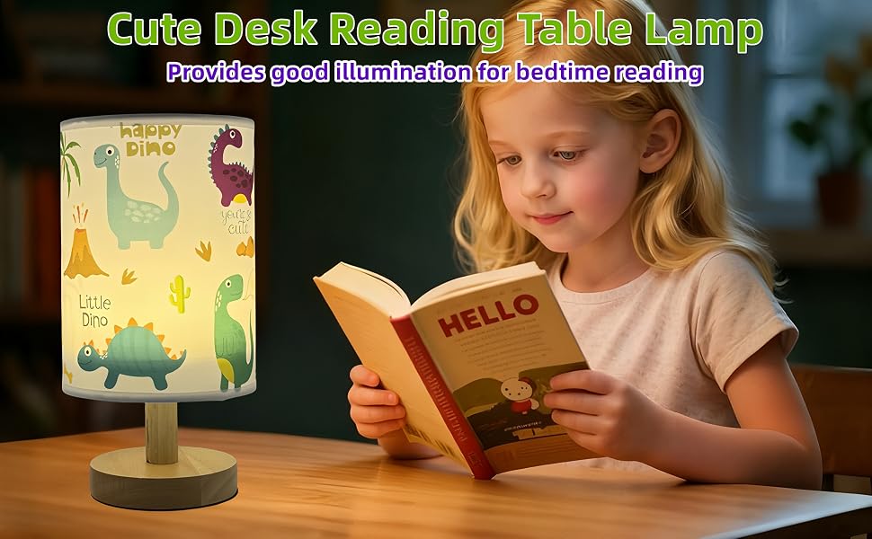 Dinosaur desk lamp for kids