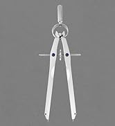 Pacific Arc Metal Professional Compass, Perfect Spring Bow Compass for Math