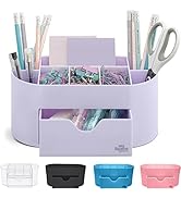 Acrylic Desk Organizer for Office Supplies and Desk Accessories Pen Holder Office Organization De...