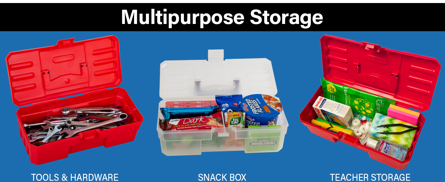 Akro-Mils ProBox 12 inch Portable Plastic Tool Box
