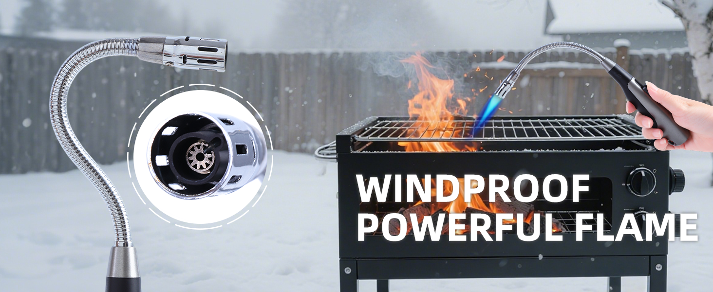 WINDPROOF POWERFUL FLAME