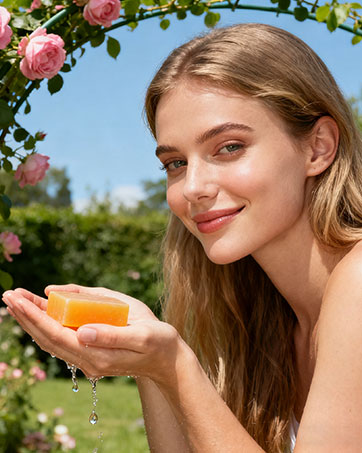 persimmon soap for body odor