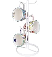 ZHMY Mug Holder Tree,Coffee Mug Tree with 6 Hooks, 201 Stainless Steel Coffee Cup Holder,Home Sto...