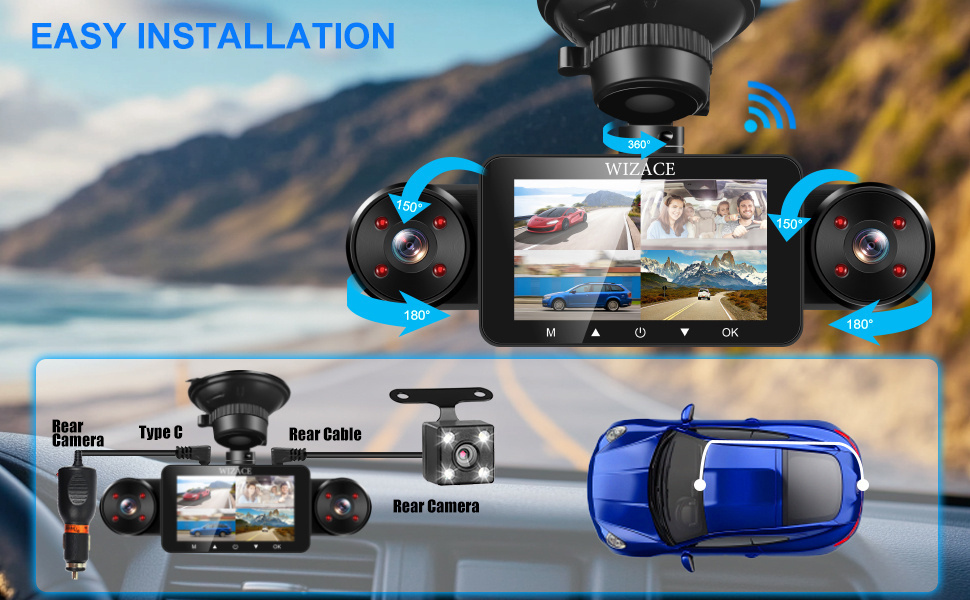 car cameras for surveillance 360 24 hour recording -18