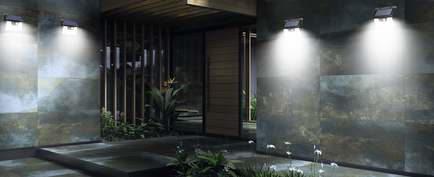 solar outdoor lights waterproof