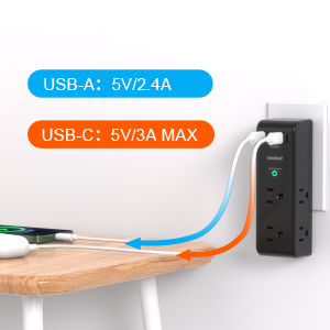 outlet extender with usb