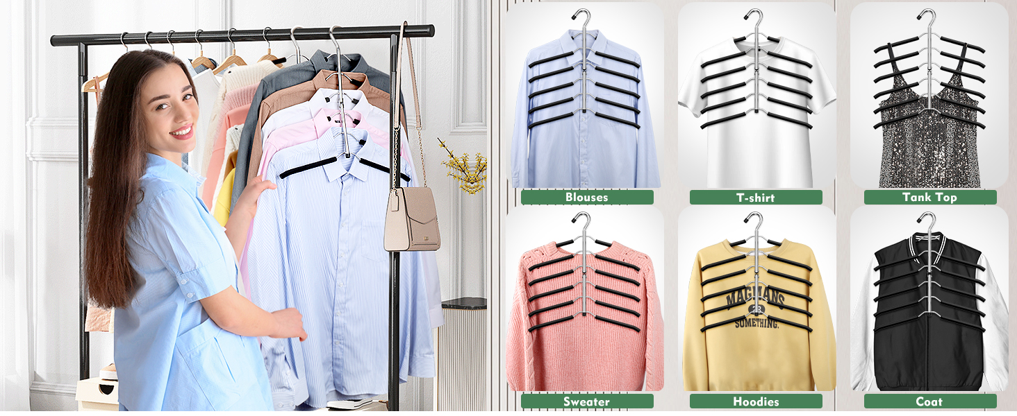 t shirt hangers, sweater hangers, coat hangers, tank top hangers, bra hangers, jacket hangers
