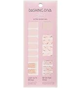 Dashing Diva Gloss Nail Strips - Crystal Clear - UV Free, Chip Resistant, Long Lasting Gel Sticke...
