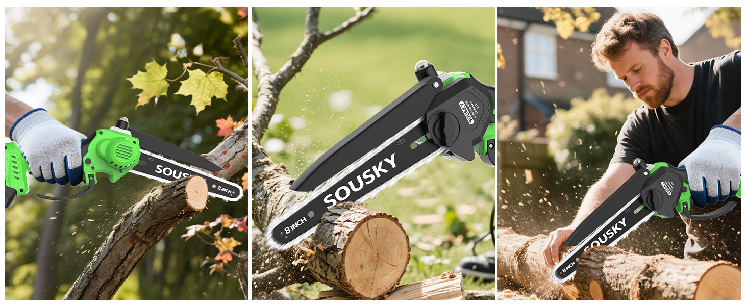 battery powered chainsaw