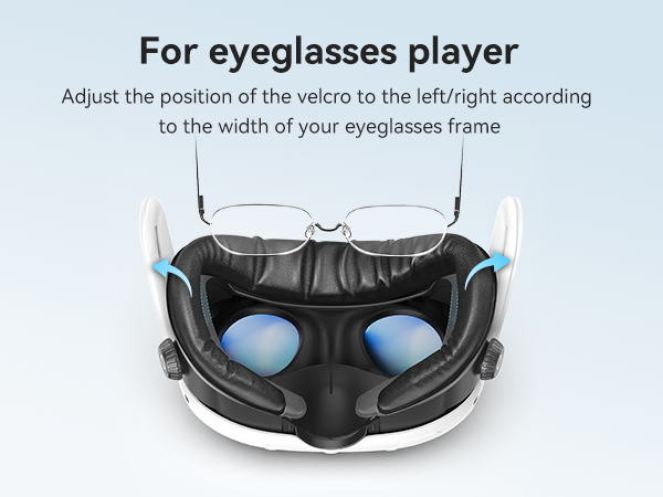 For eyeglasses player