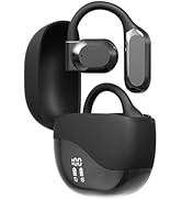 Open Ear Earbuds Bluetooth Over Ear buds 58Hrs Playtime Wireless Headphones with Earhooks Waterpr...