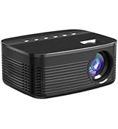 Mini Movie Projector, 20-100 Inches Screen 1080P Portable Projector Compatible with USB| Laptop| ...