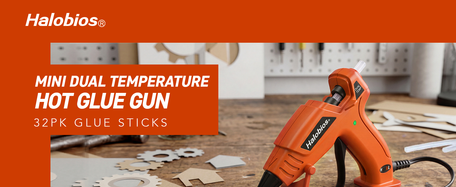 Dual Temp Hot Glue Gun orenge01