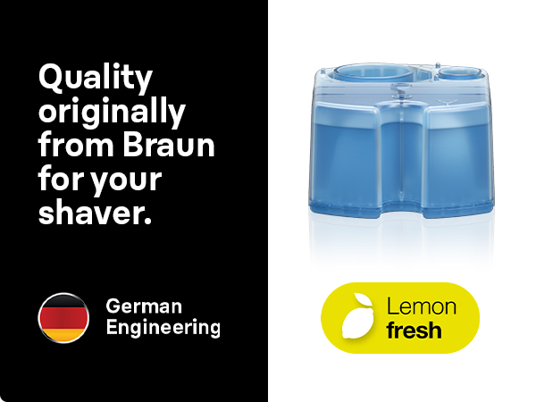 German engineering quality originally from Braun for your shaver.