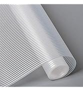 Bloss 12×177 Inch Drawer Liner Clear Shelf Liner Non Adhesive Kitchen Cabinet Liner Washable Oil-...