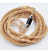CCA KZ Gold Silver Plated Cable Upgrade Headphone Wire for KZ ZS10 PRO/ZSN Pro X/ZSN PRO/ZSX/ZSN/...