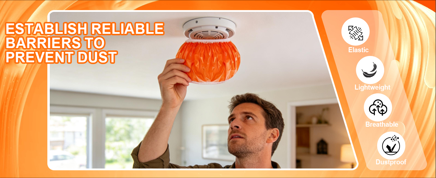 eggigi 60Pcs Smoke Detector Dust Cover-2